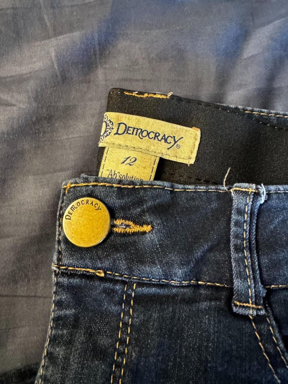 Democracy Ab-Technology Bootcut Jeans - Size 12